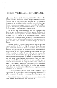 COSIO VILLEGAS, HISTORIADOR