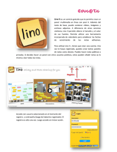 Lino It es un servicio gratuito que te permite crear un panel