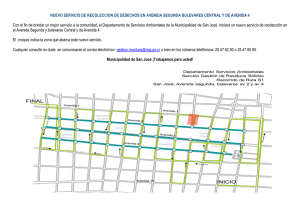 nuevo servicio de recoleccion de desechos en