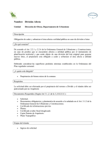 Nombre: División Afecta