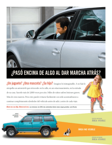 ¿Pasó encima de algo al dar marcha atrás?