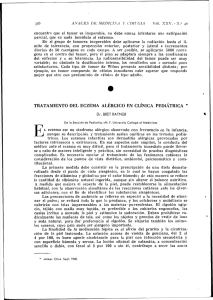 TRATAMIENTO DEL ECZEMA ALÉRGICO EN CLÍNICA