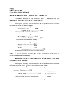 sociedades anónimas
