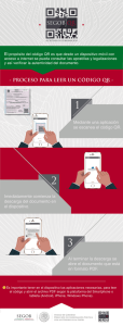 proceso para leer un código qr