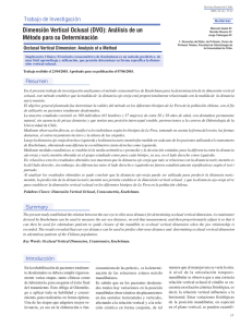 Dimension Vertical Oclusal..