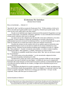 El Ateismo No Satisface - Guidelines International Ministries