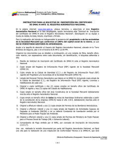 Gobierno Bolivariano de Venezuela INSTRUCTIVO PARA LA