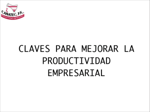 claves para mejorar la productividad empresarial