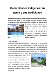 Comunidades indígenas: su gente y sus tradiciones