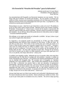 ¿Es Esencial la “Oración del Pecador” para la Salvación?