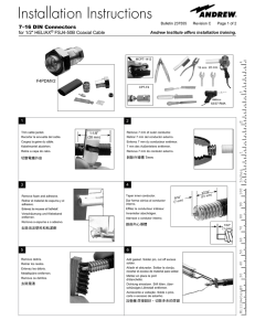 7-16 DIN Connectors for 1/2" HELIAX FSJ4