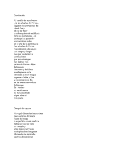 Gravitación Al castillo de sus abuelos –de los abuelos de Ferran