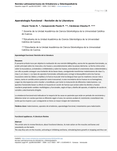 1 Aparatología Funcional - Revisión de la Literatura