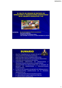 transacciones sospechosas