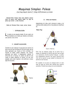 Poleas: Máquinas Simples y Tipos (Fija, Móvil, Polipasto)