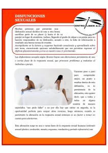 disfunciones sexuales
