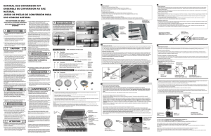 natural gas conversion kit ensemble de conversion au - Char