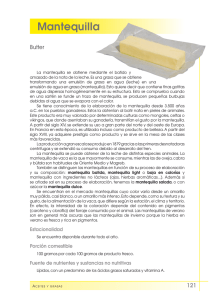 Mantequilla - FEN. Fundación Española de la Nutrición