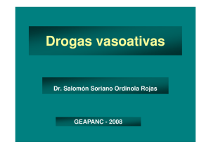 Drogas vasoativas