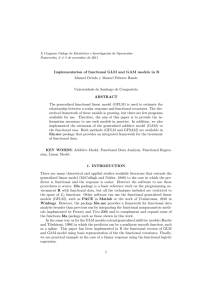 Implementation of functional GLM and GAM models in R