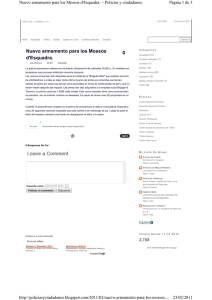 0 Nuevo armamento para los Mossos d`Esquadra.