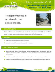 Trabajador fallece al ser atacado con arma de fuego.