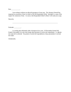 I am writing to inform you about the progress of your case. The