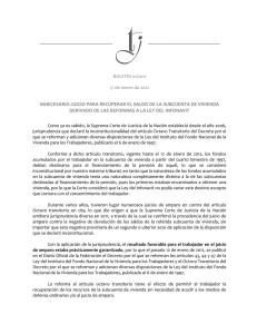 Recuperación de saldo de INFONAVIT