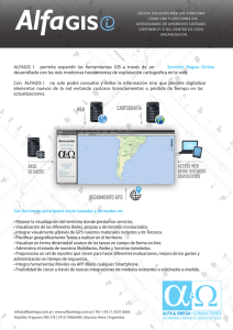 ALFAGIS I permite expandir las herramientas GIS a través de un