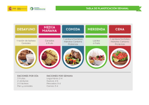 Planificación Semanal de Comidas Saludables