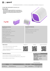 NYNE MINI SPEAKER COLOR LILA