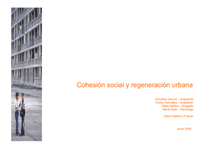 Cohesión social y regeneración urbana
