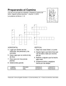 Preparando el Camino