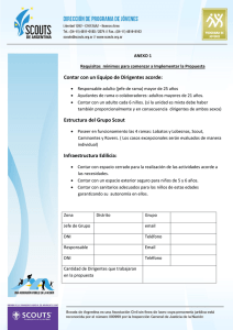 Contar con un Equipo de Dirigentes acorde: Estructura del Grupo