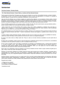 Solidaridad - Catholic.net