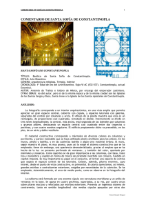 Santa Sofía de Constantinopla: Análisis Arquitectónico e Histórico