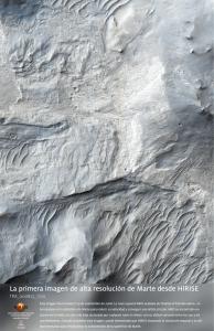 La primera imagen de alta resolución de Marte desde HiRISE