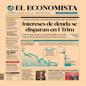 Intereses de deuda se disparan en I Trim Intereses de deuda