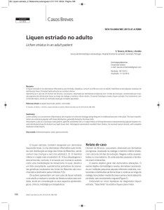 Liquen estriado no adulto