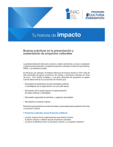Evaluación. - INAC: Instituto Nacional de Cultura