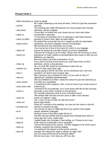 Phrasal Verbs 2