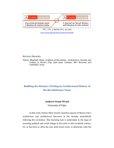 Review/Reseña Building the Monster: Writing an Architectural