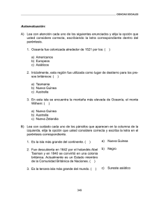 Autoevaluación: A) Lea con atención cada uno de los siguientes