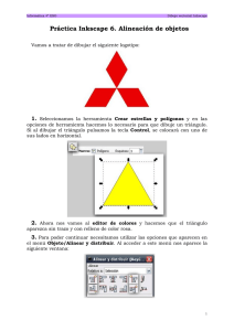 Práctica Inkscape 6. Alineación de objetos - TECNO