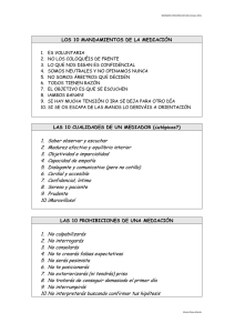 1. Saber observar y escuchar 2. Madurez afectiva y equilibrio