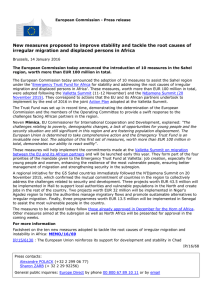 New measures proposed to improve stability and tackle the