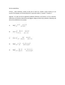 Son de matemáticas.. Primero... ¿Qué entiendes, cuando se dice