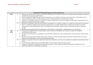 APTO 3 Expresa sus opiniones, describe las situaciones planteadas