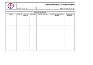 em-fo-06 base de datos de mejoras