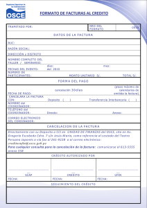 formato de factura al credito